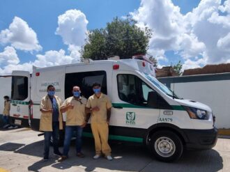 Llegan dos ambulancias del IMSS a Zacatecas