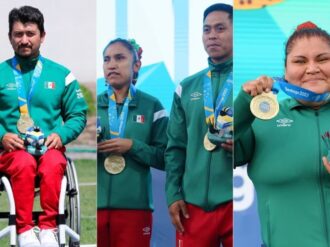 México asciende al cuarto lugar del medallero de los parapanamericanos