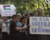 ONGs protestan frente a la Embajada de Israel contra la acción militar en Palestina